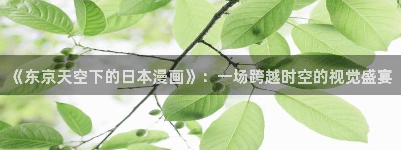 喵星漫画：《东京天空下的日本漫画》：一场跨越时空的视觉盛宴